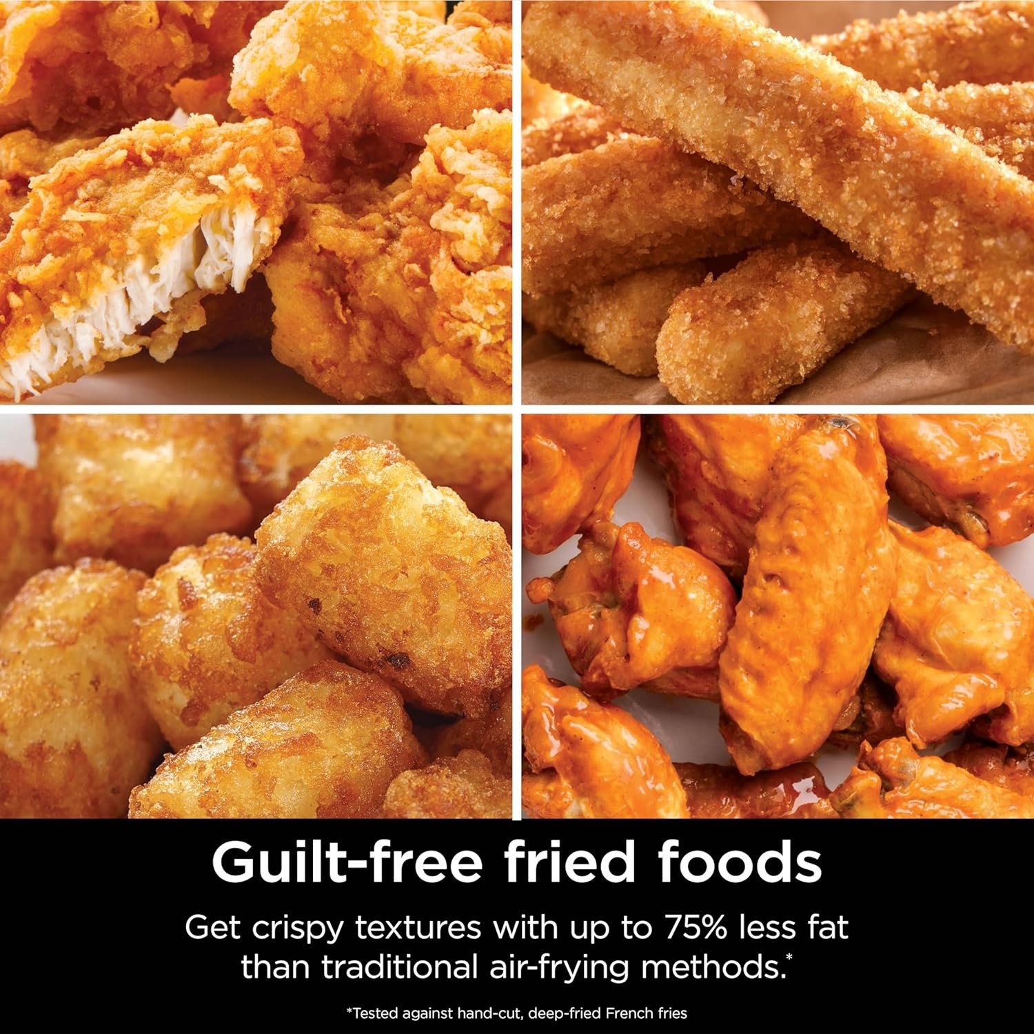Air Fryer with Air Crisp | 5 QT Capacity fits up to 4lbs of Fries | 4-in-1 Pro Air Fry, Roast, Reheat, Dehydrate | 400°F Max Temp | 1750 Watts | W/Nonstick Basket & Crisper Plate