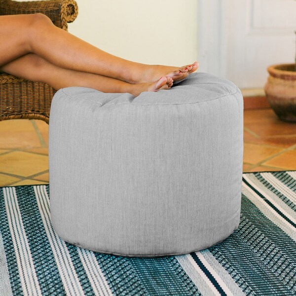 Jaxx Sunbrella Patio Bean Bag Pouf Ottoman