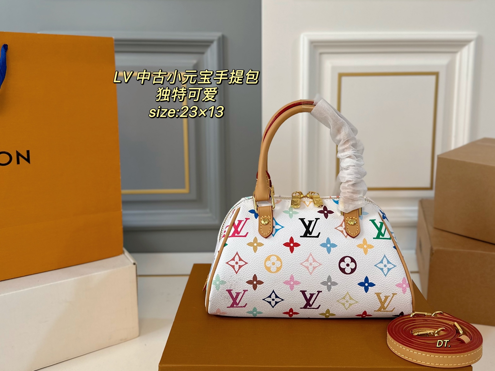 LV medium old flower small ingot handbag - cnluxepick