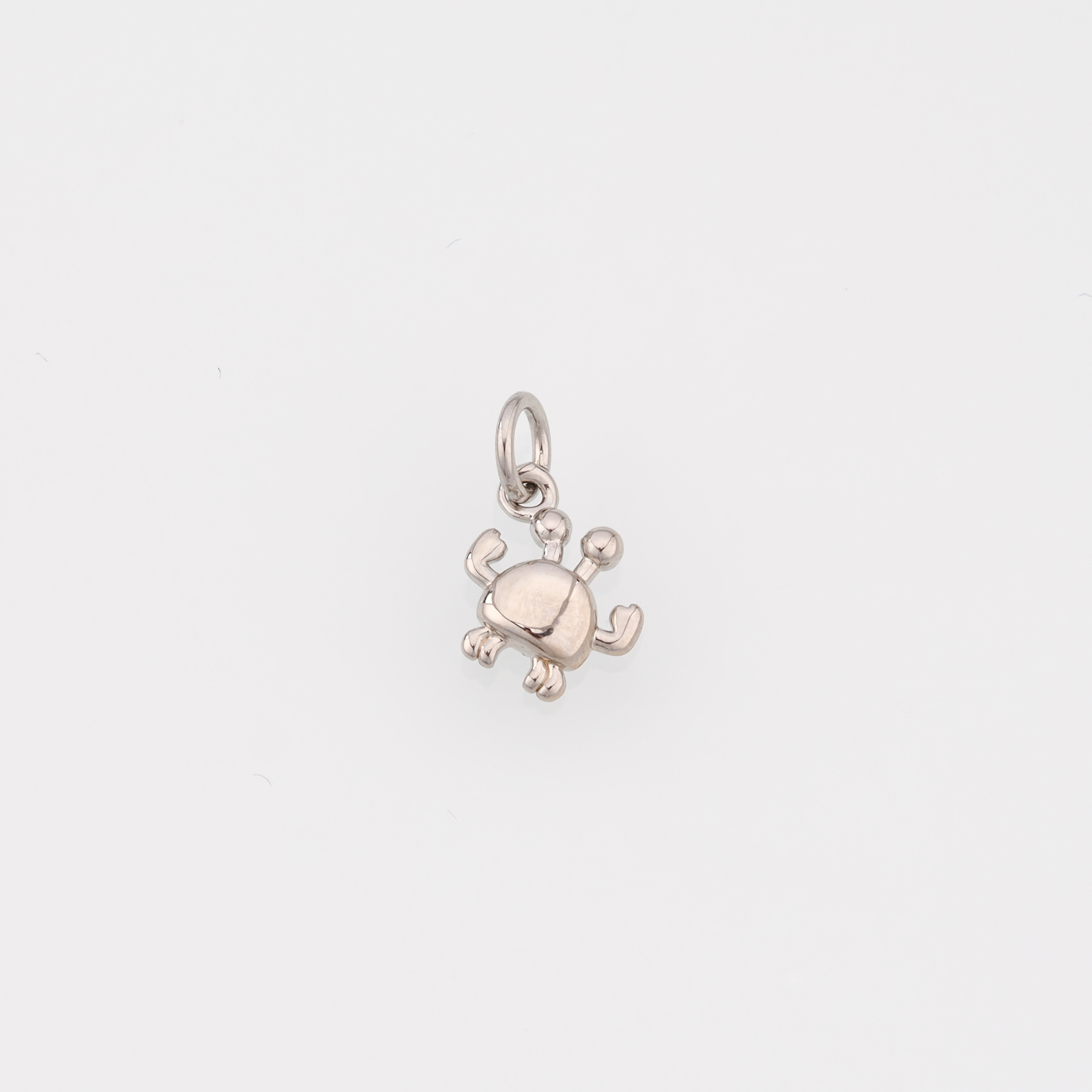 18K Gold Filled Crab Pendant,Cancer Charm Earrings Necklace for DIY Jewelry Making Supply