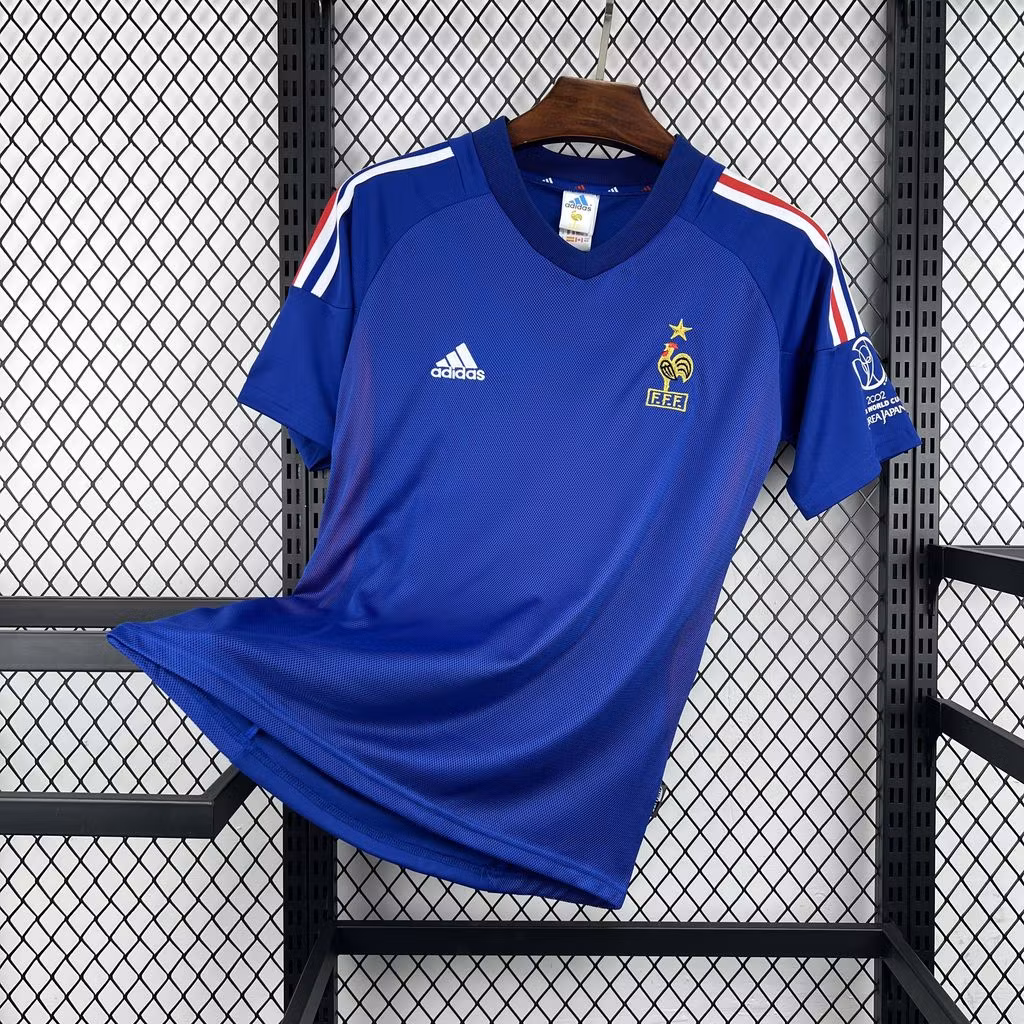 Équipe de France Maillot Foot Retro 2002€35.99