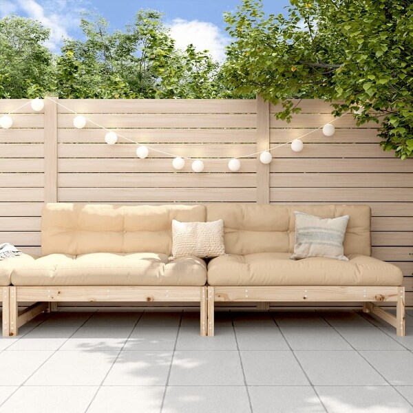 vidaXL Patio Middle Sofa 1/2 pcs 47.2