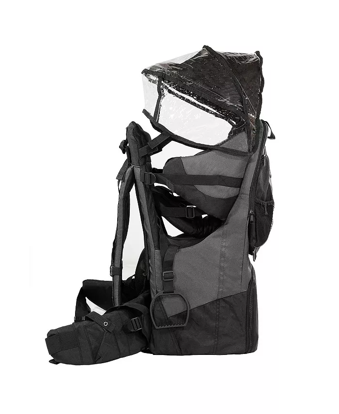 ClevrPlus Deluxe Outdoor Child Backpack Baby Carrier Light Outdoor Hiking, Grey