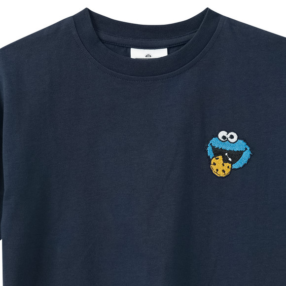 Topolino Sesamstraße T-Shirt mit Stickerei