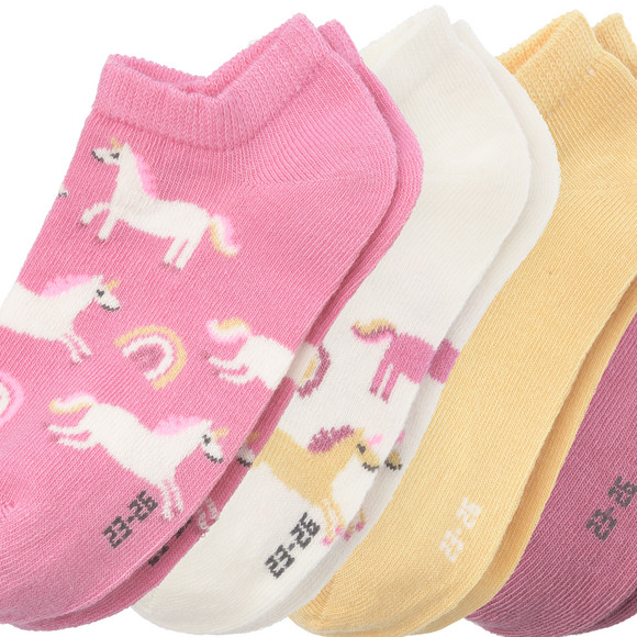 Topolino 4 Paar Mädchen Sneaker-Socken im Set