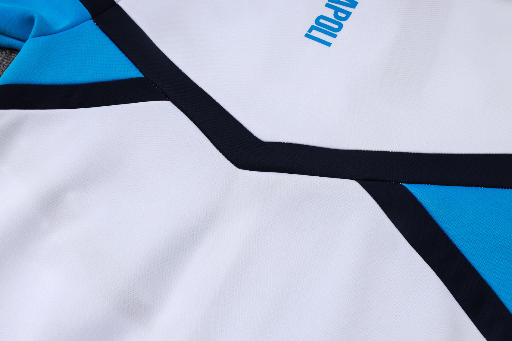 Adult/ Kids 2526 Napoli Full zipper Training Suit White 4