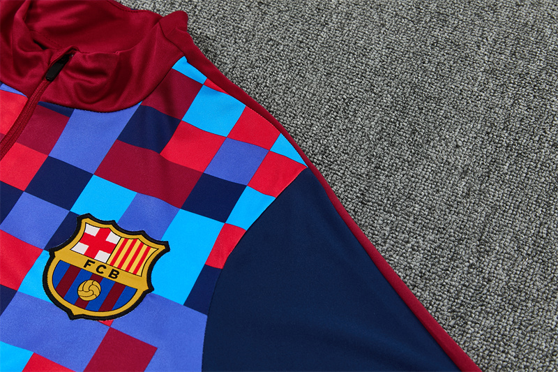 Adult/ Kids 2627 Barcelona half zipper Training suit 4