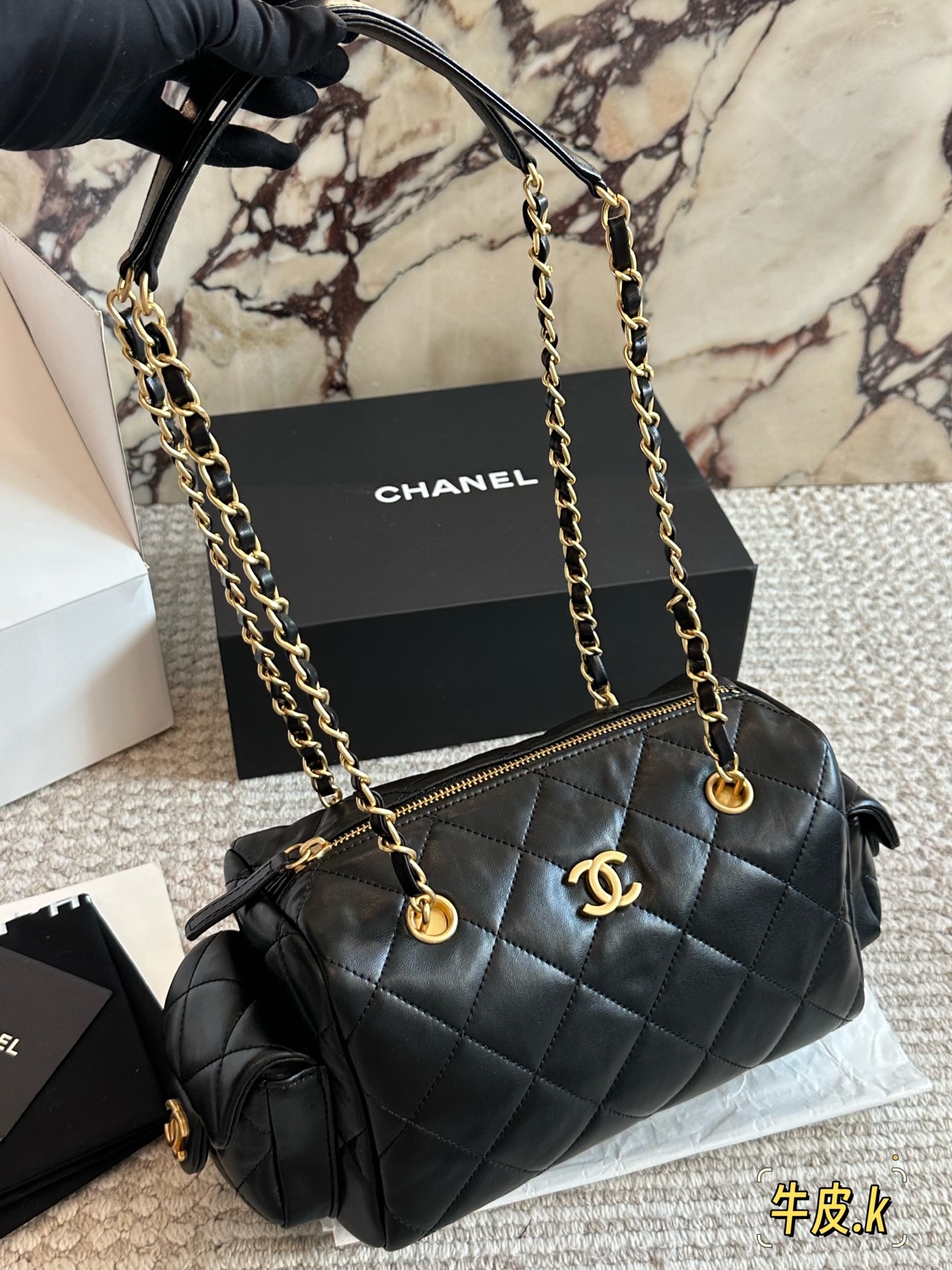 Chanel 25k bowling chain bag - cnluxepick