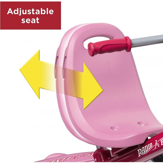 4-in-1 Stroll ‘N Trike Pink, 19.88″ x 35.04″ x 40.75″