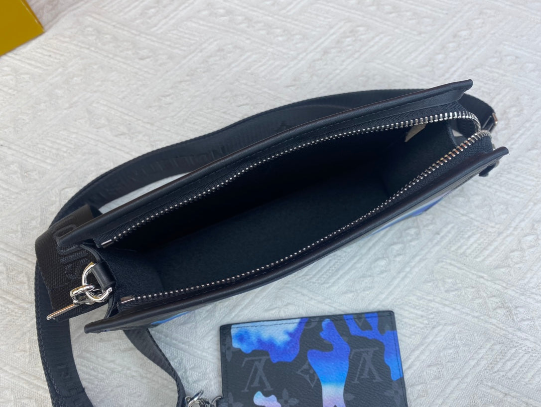 Louis Vuitton Gaston Wearable Wallet Sunrise Monogram Eclipse 22Cm M81753
