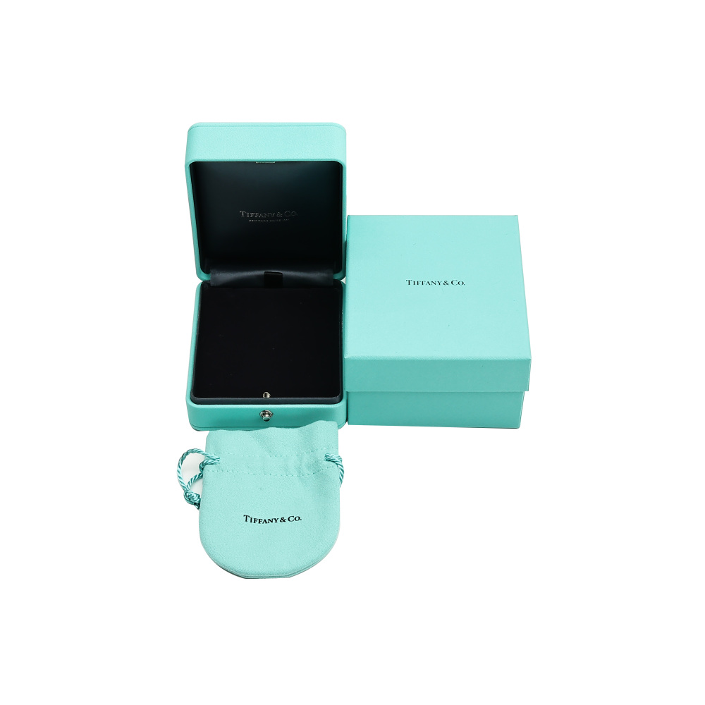 Tiffany & Co. Tiffany T Smile Necklace 18K White Gold Diamond 74957293