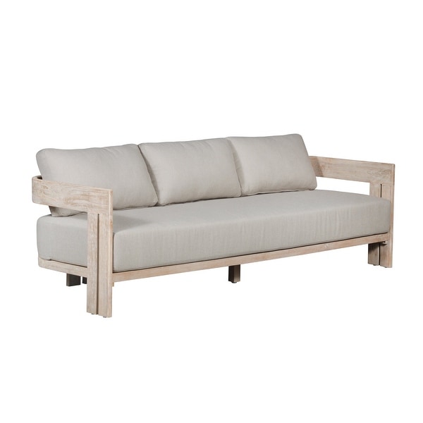 Paradiso Teak Wood Sofa Natural Look