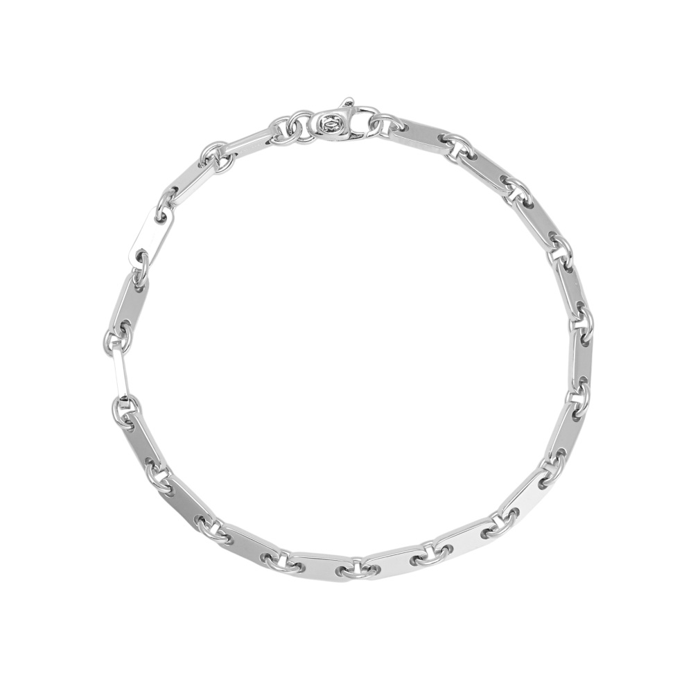 Cartier Figaro Bracelet 18K White Gold B6014100
