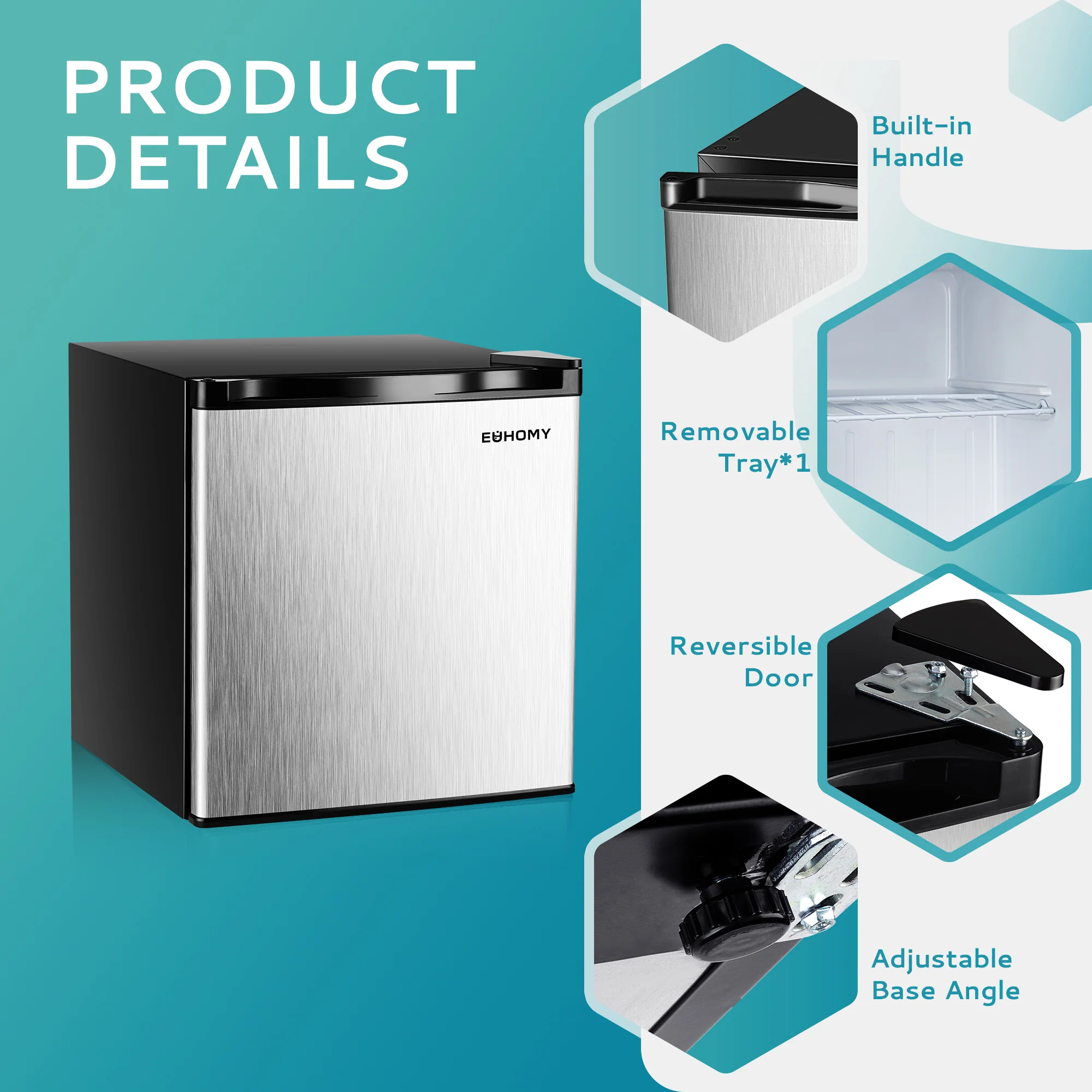 Compact Mini Freezer, Upright freezer Rapid Cooling