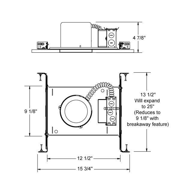 Juno IC20LED G4 06LM 35K 90CRI 120 FRPC IC Rated Recessed Housing