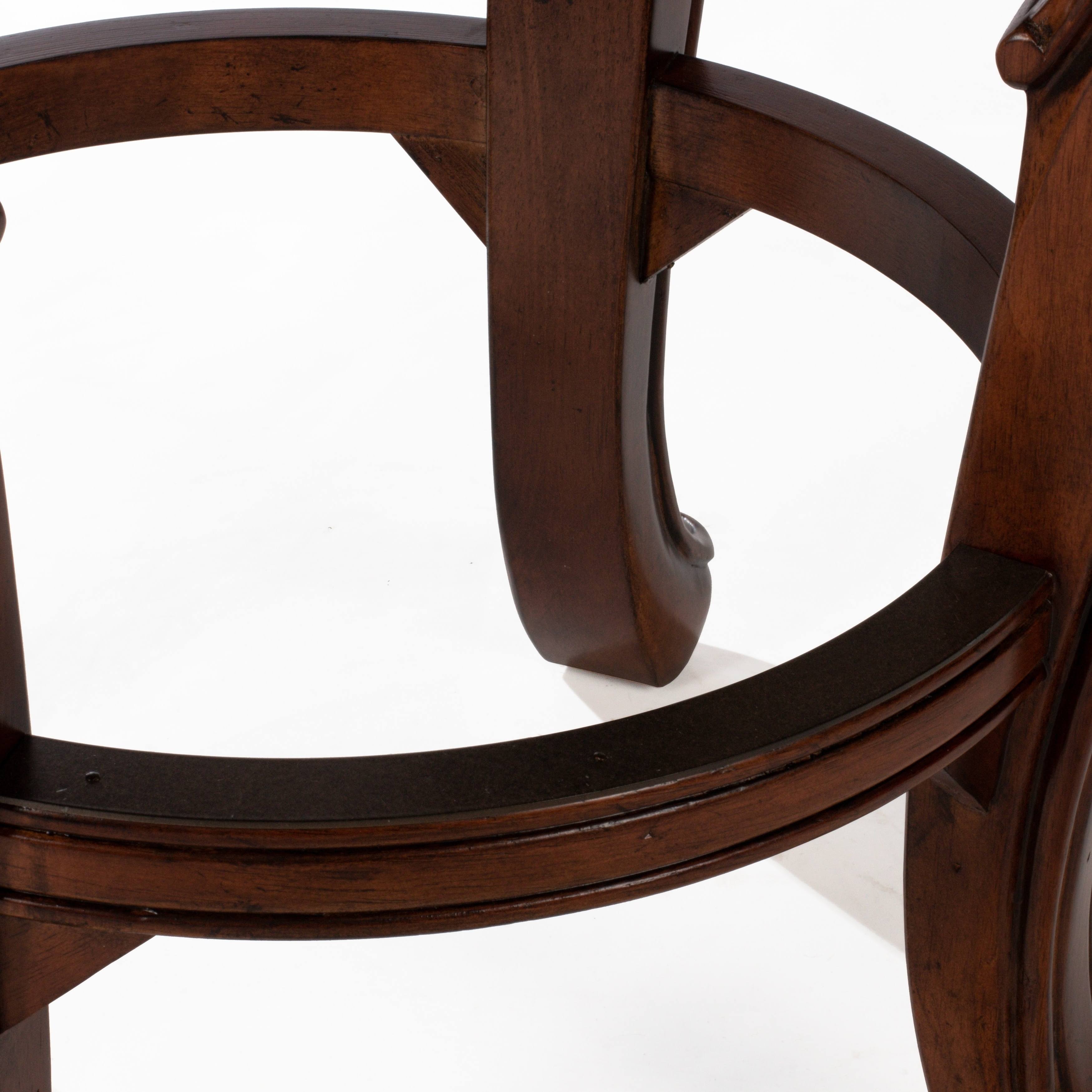 Hillsdale Furniture Burrell Swivel Counter Height Stool, Brown Cherry