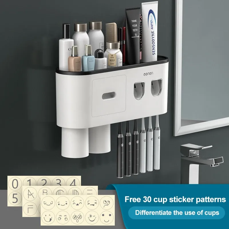 Automatic Toothpaste Storage Rack