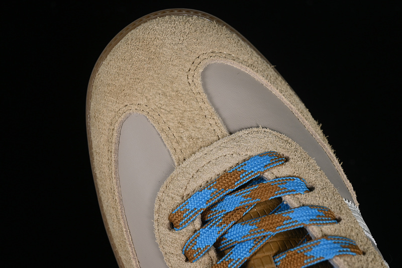 Adidas Samba White/Blue/Grey/Brown HQ6076