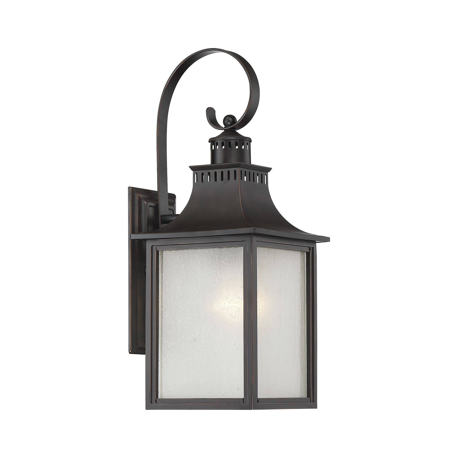 Savoy House Monte Grande Wall Mount Lantern, Slate