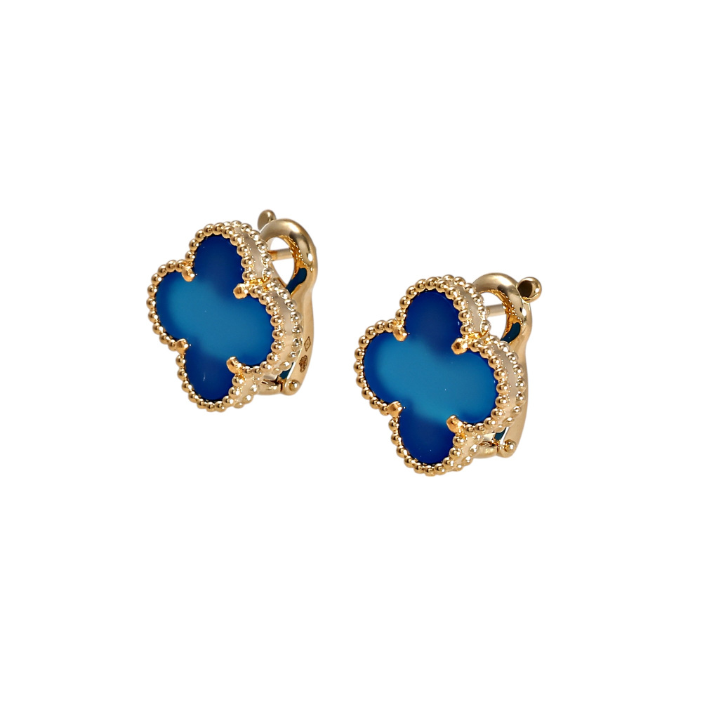 Van Cleef & Arpels Vintage Alhambra Earrings 18K Yellow Gold VCARP9SZ00