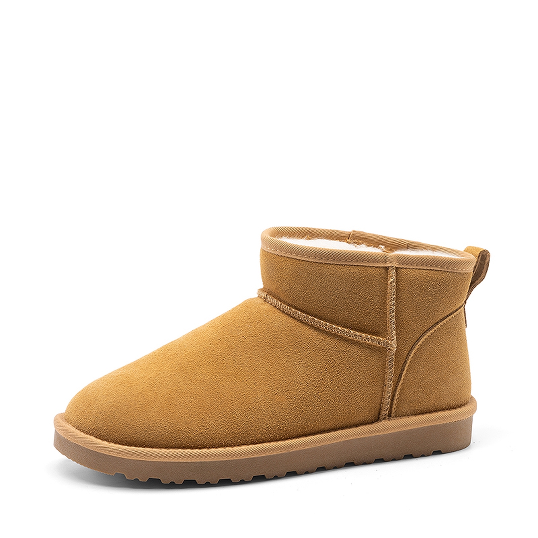 Men’s Suede Faux Fur Winter Boots