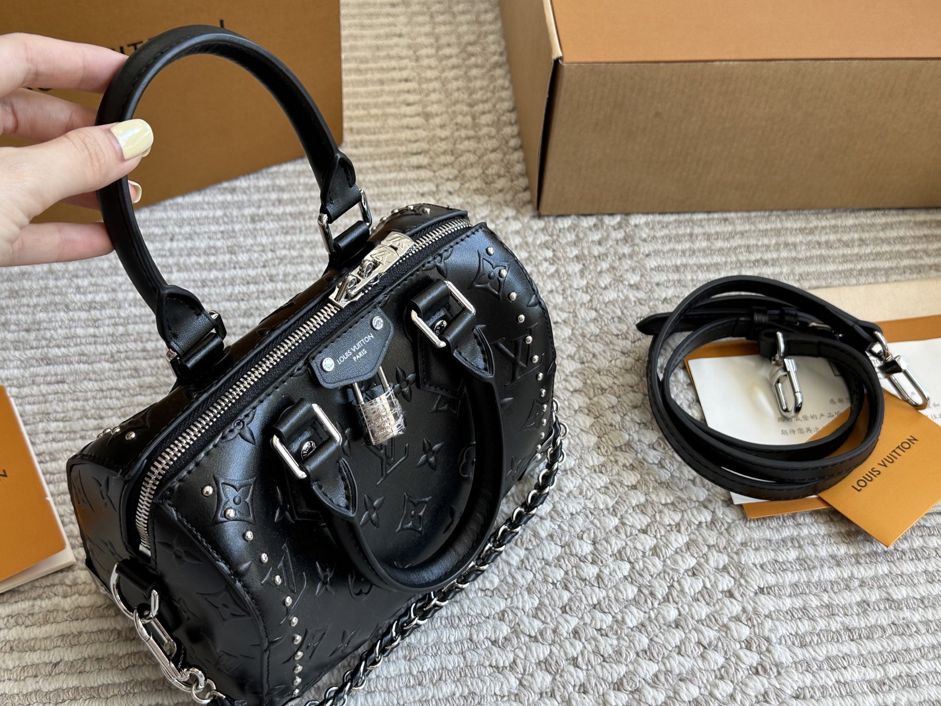 LV Black Samurai Pillow Bag - cnluxepick