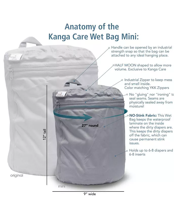 Kanga Care 3D Dimensional Seam Sealed Wet Bag Mini