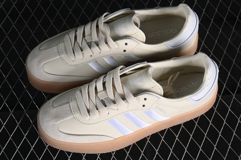 Adidas Samba W Wonder White/Cloud White/Silver Metallic ID0434