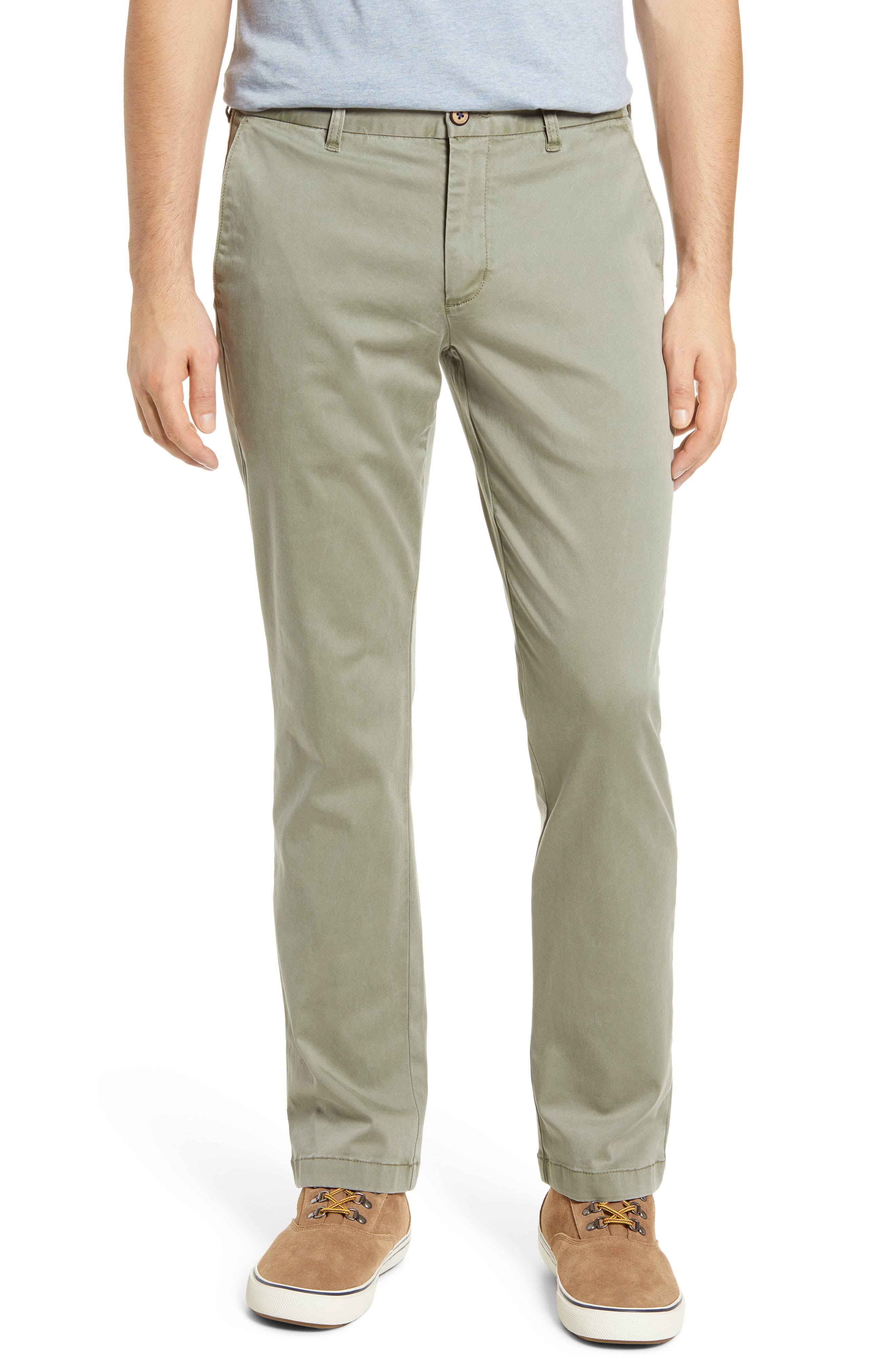 Tommy Bahama Boracay Flat Front Chino Pant Men&s Tea Leaf : 40 32