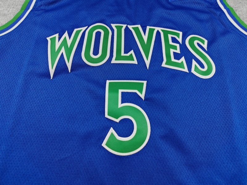 Men's Minnesota Timberwolves Anthony Edwards #5 Blue Swingman Jersey - Icon Edition