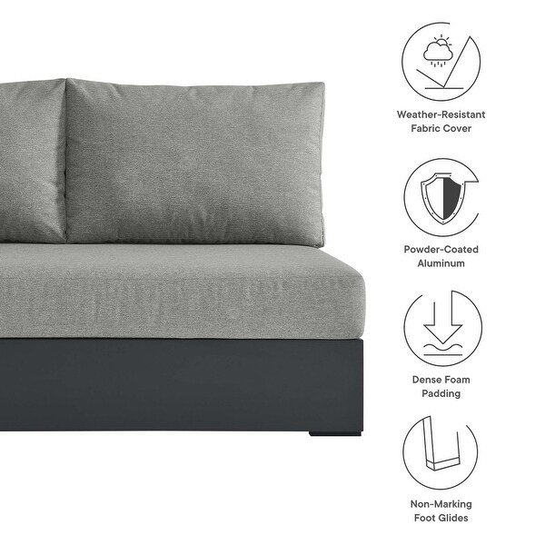 Tahoe Patio Aluminum Modular LeftFacing Loveseat