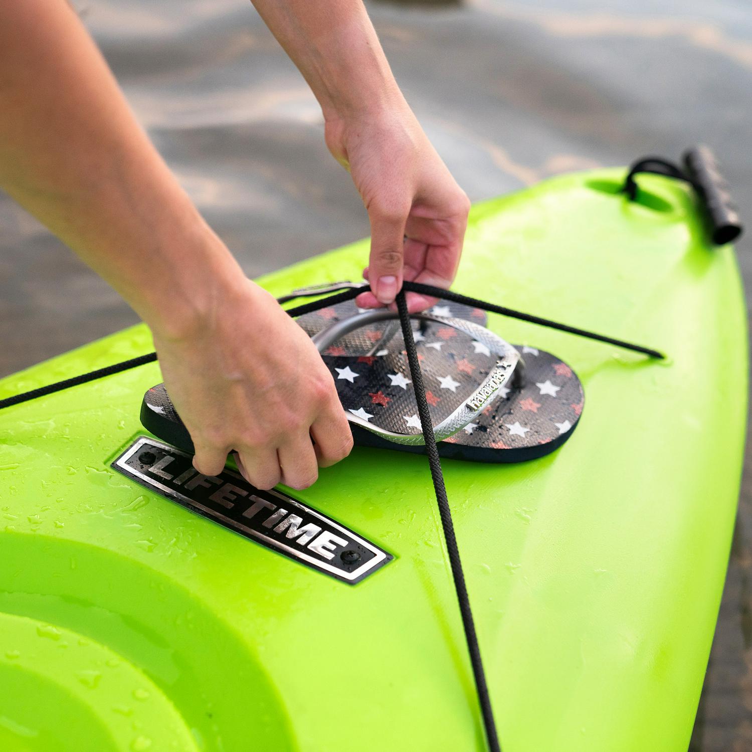 Lifetime Pacer 8 ft Sit-In Kayak (Paddle Included), Green
