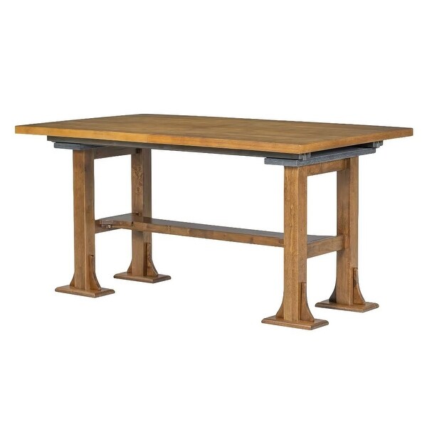 Extendable Dining Table Set,with Removable Leaf and Upholstered Chairs