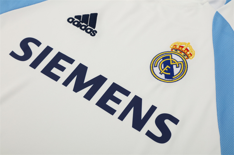 2005/06 Real Madrid Retro Short Sleeves Training Jersey - White 5