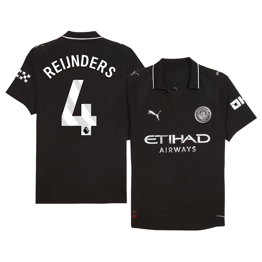 REIJNDERS #4 Manchester City Away Player Version Jersey 2025/26