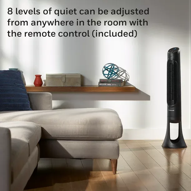 Honeywell QuietSet Oscillating Whole Room Tower Fan, HYF290B, Black
