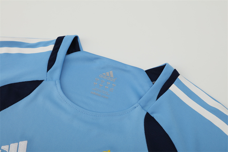 2005/06 Real Madrid Retro Short Sleeves Training Jersey - Blue 3