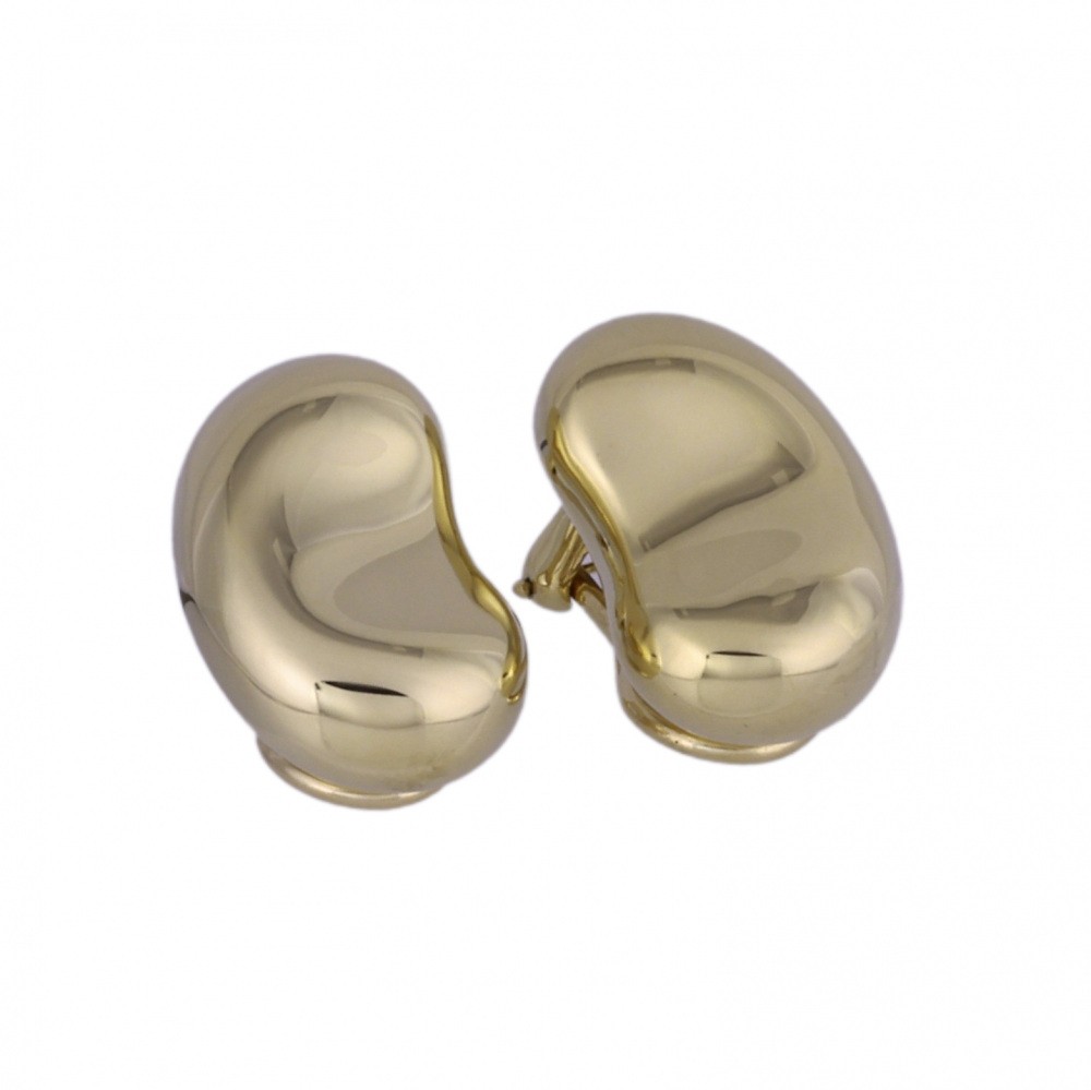 Tiffany & Co. Elsa Peretti Beans Earrings 18K Yellow Gold