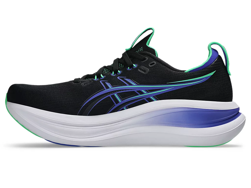 ASICS GEL-NIMBUS 28 Running Shoes BLACK/COBALT BURST 1011C127-003