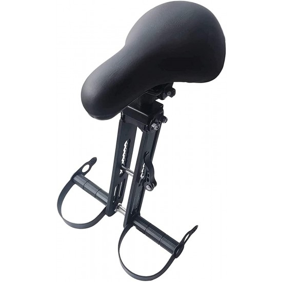 Kids Bike Seat and Handlebar Accessory Combo Pack, Adjustable Detachable Portable Cycling Handlebar Seats,for Children Aged 2-5(up to 48 Pound), with Handle Attachment