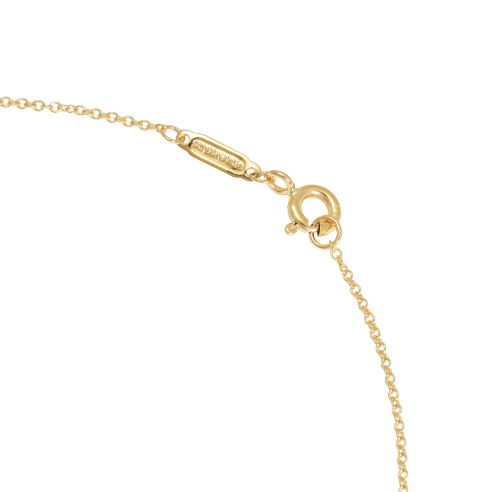 Tiffany & Co. Knot Necklace 18K Yellow Gold Diamond 75123582