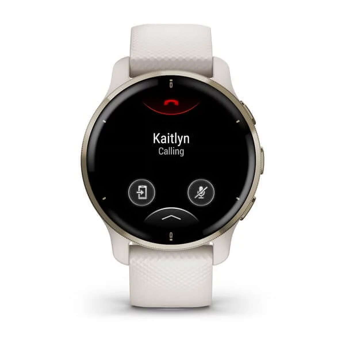 Garmin Venu 2 Plus GPS Multisport Smartwatch, Cream Gold Bezel with Ivory Case