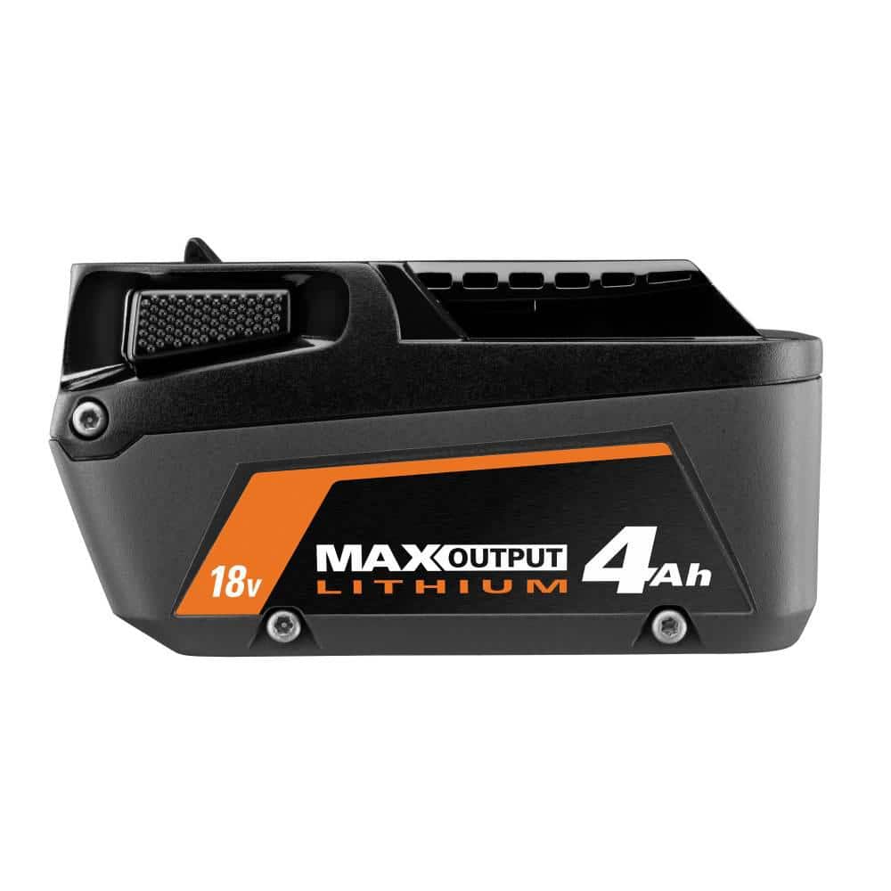 Ridgid 18V Lithium-Ion MAX Output (2) 4.0 Ah Batteries and Charger Kit AC9540-AC840040
