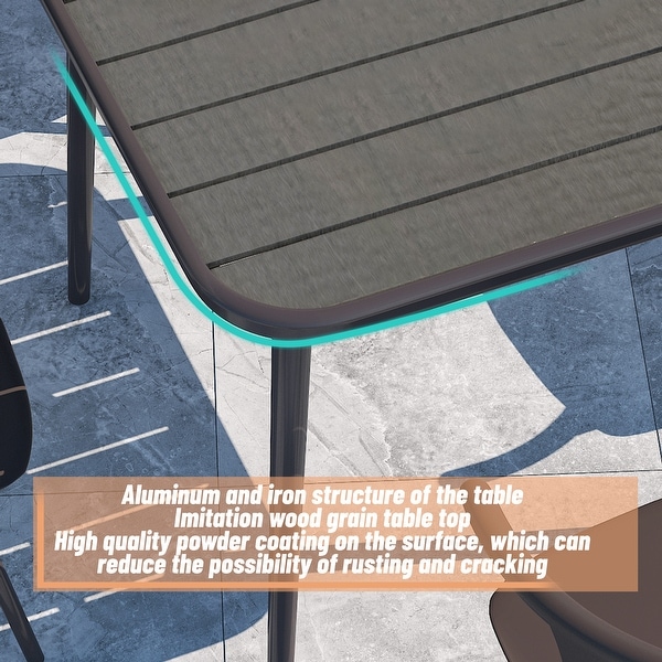 5 Piece Patio Dining Table Set