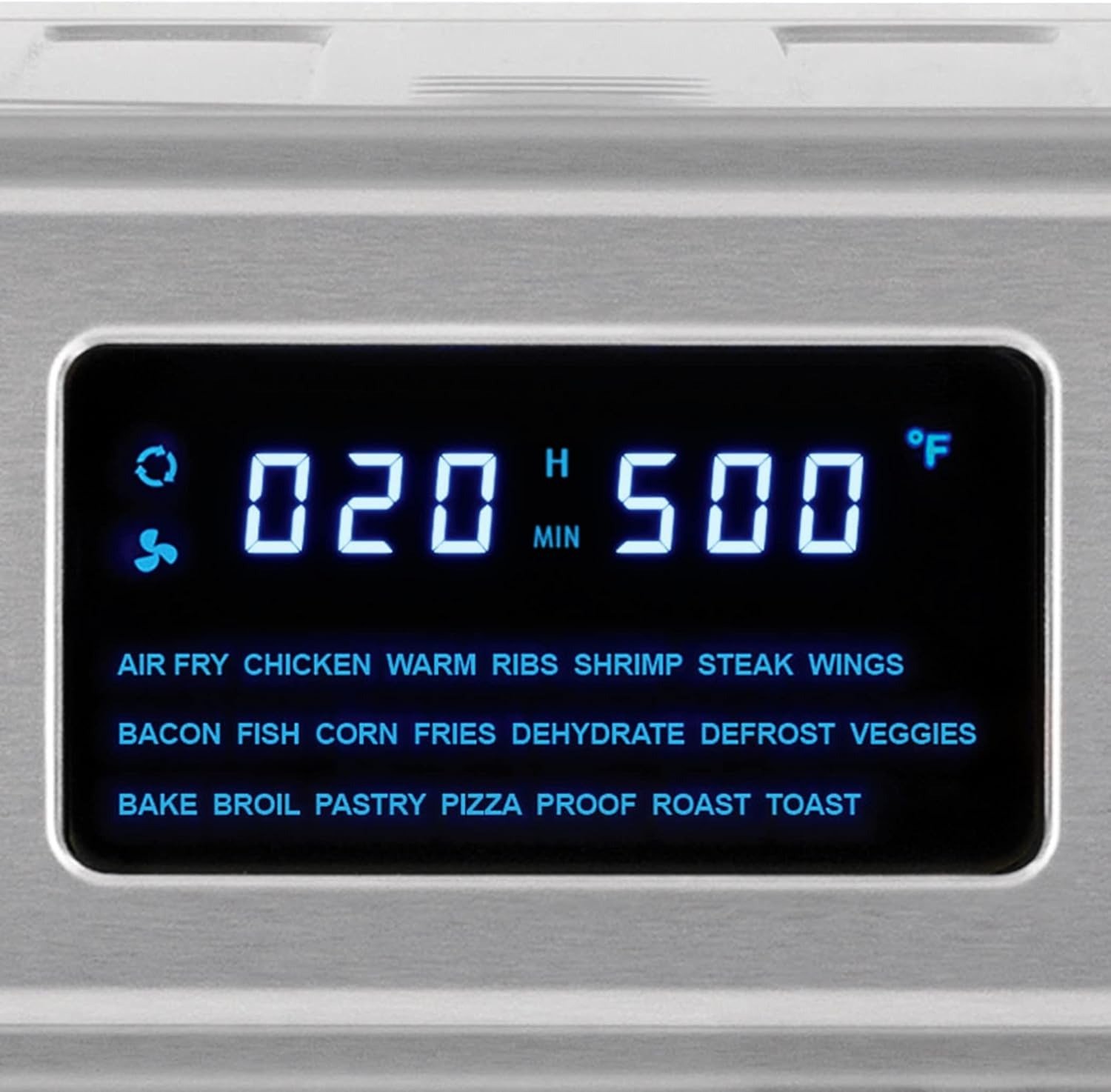 26QT 10-in-1 Air Fryer Oven, 21 Presets, 15 Deluxe Accessories, Turbo Rapid Cook, Stainless Steel