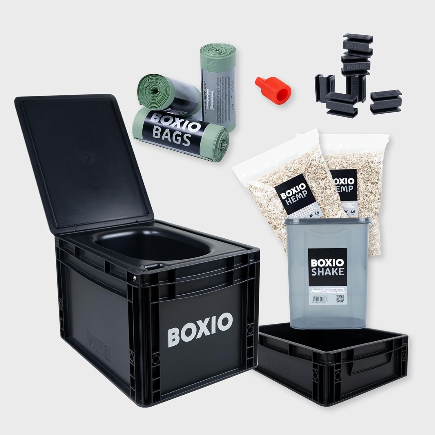 Toilet MAX+ Starter Kit, portable camping toilet, composting toilet 15.7