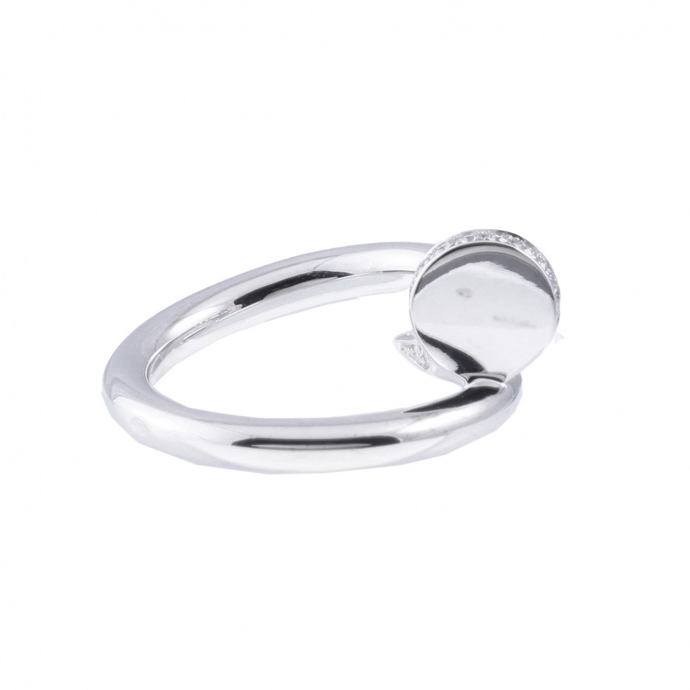 Cartier Juste un Clou Ring 18K White Gold Diamond B4092700