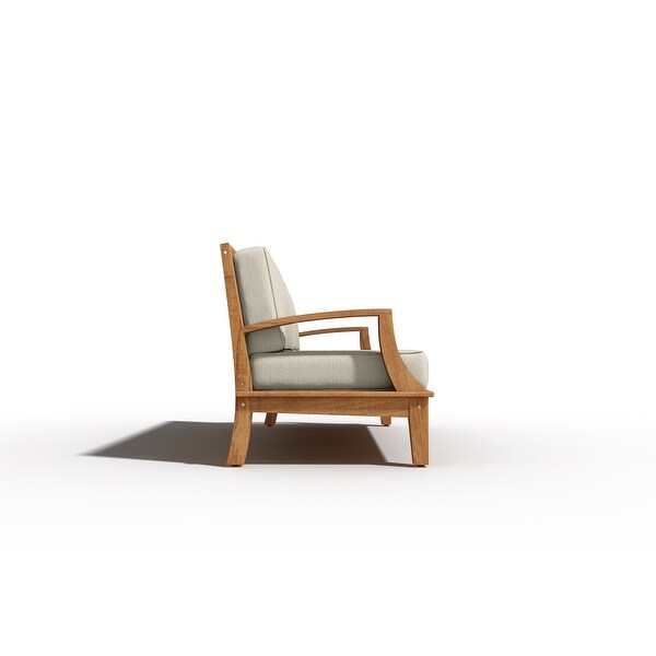 Eliane Teak Sofa with Sunbrella Cushion