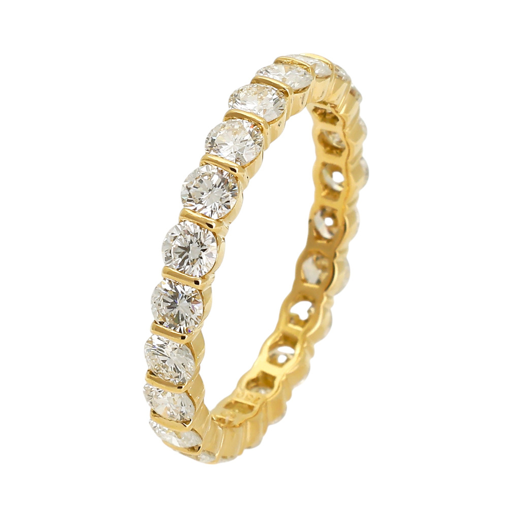 Tiffany & Co. Tiffany K18 Yellow Gold Ring Diamond