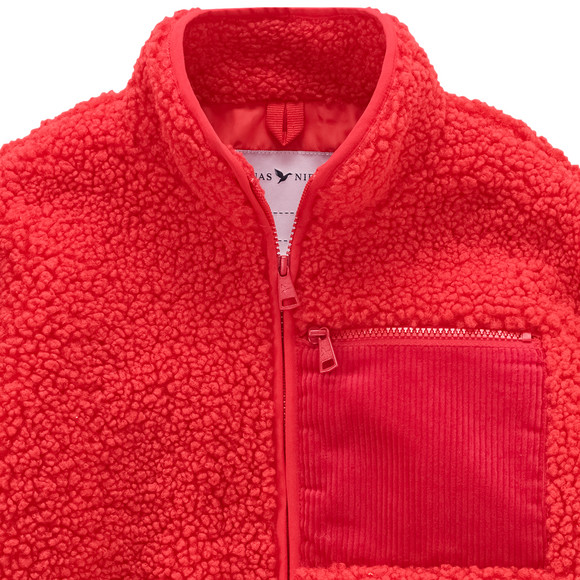Jonas Nielsen Kinder Teddyjacke mit Cord-Tasche